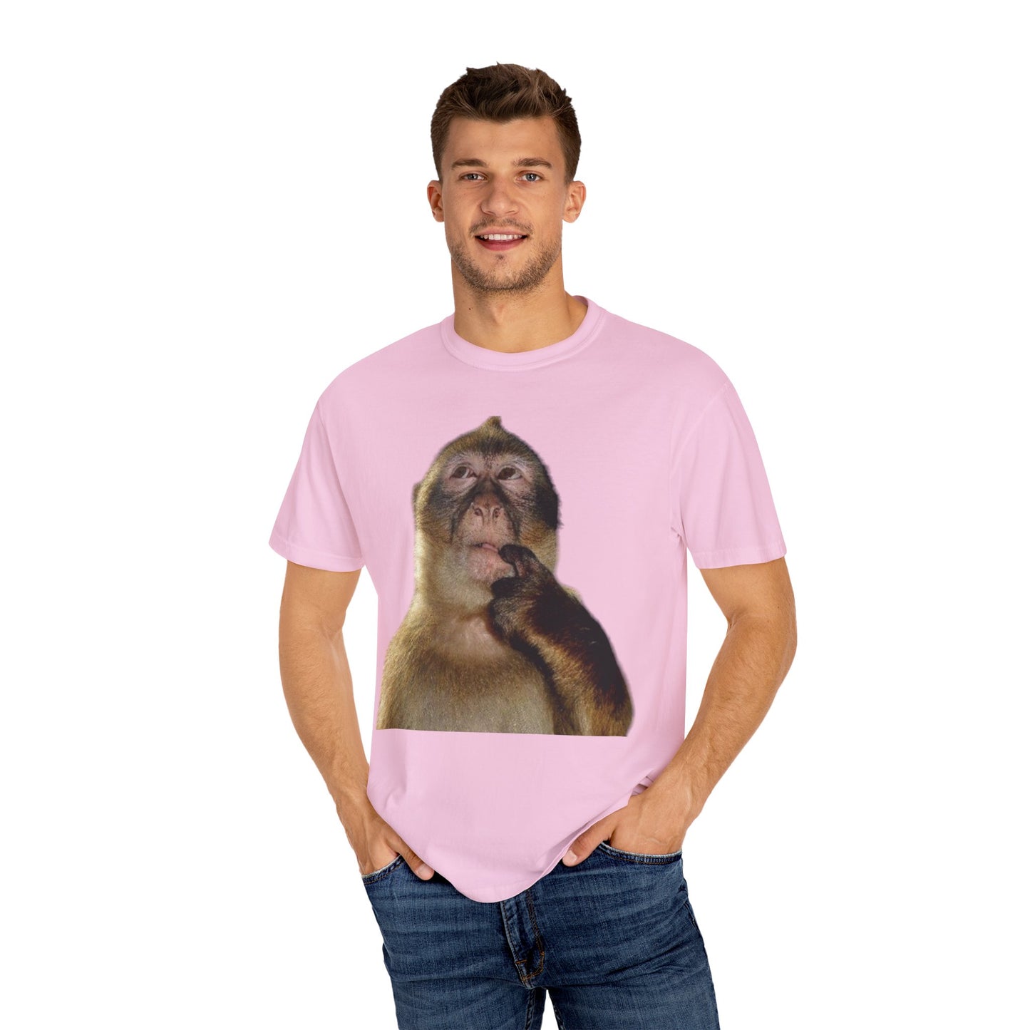 Monkey Thinking Unisex T-shirt