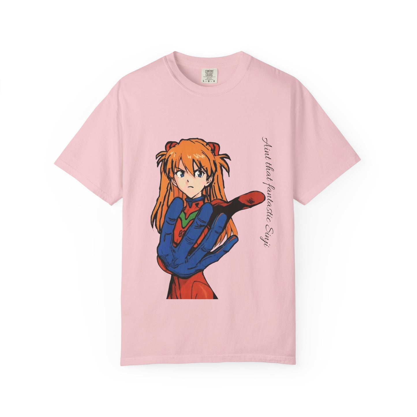 Anime Unisex T-shirt featuring Asuka from Evangelion