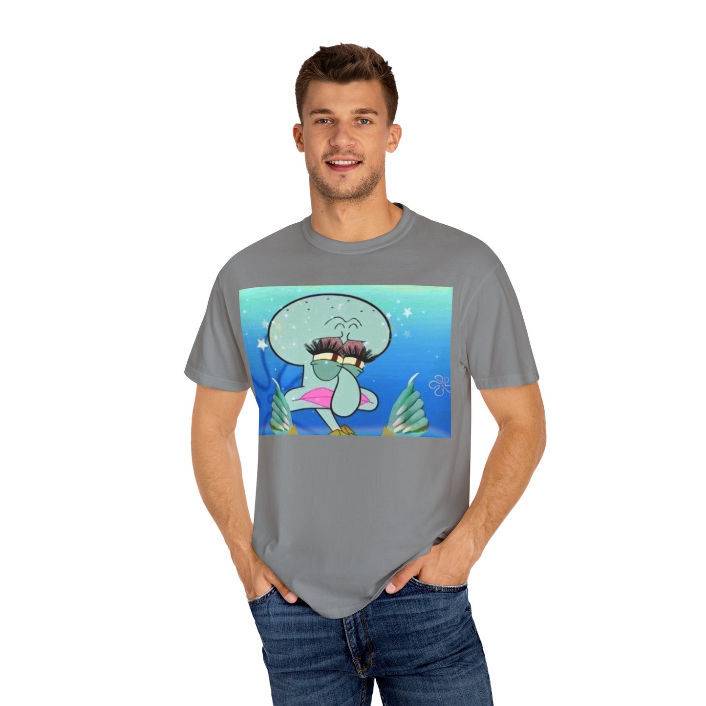 Garment-Dyed T-shirt - Zesty Squidward