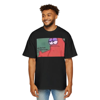 Oversized Tee Patrick Meme Shirt