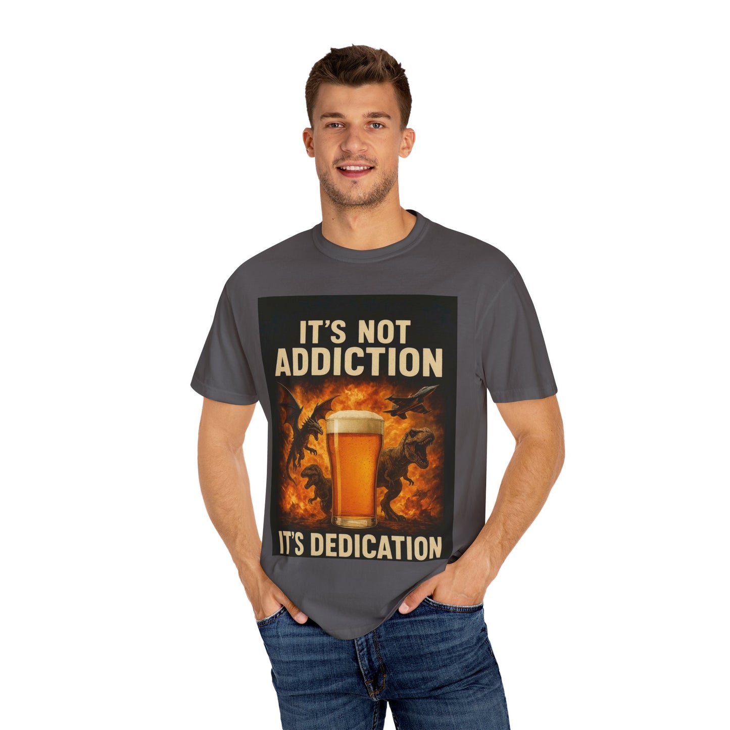 Addiction Unisex T-shirt - Vintage Garment-Dyed Tee
