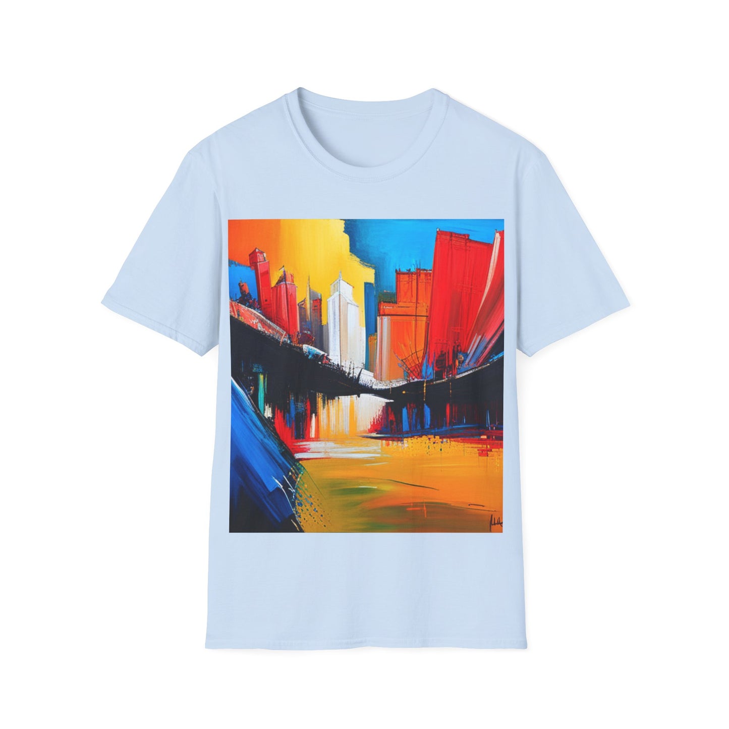A city Unisex Softstyle T-Shirt