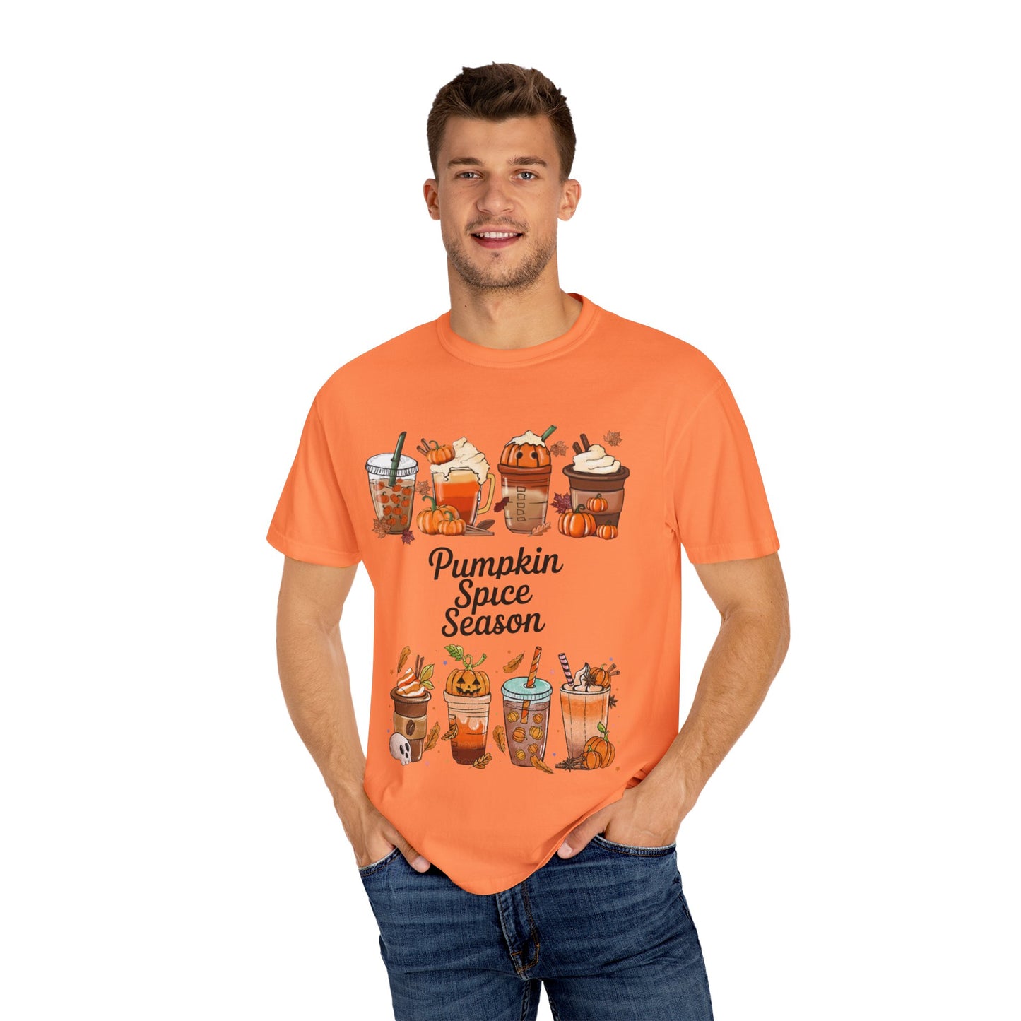 Garment-Dyed T-shirt - Definition of Pumpkin Spice Lattes