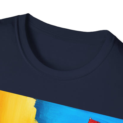 A city Unisex Softstyle T-Shirt