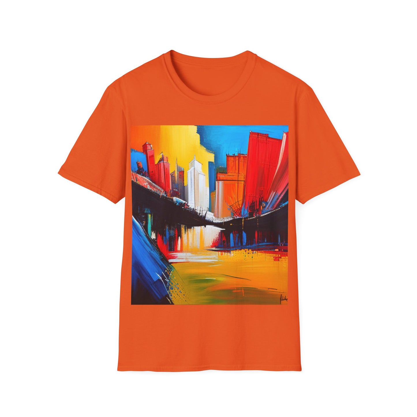 A city Unisex Softstyle T-Shirt