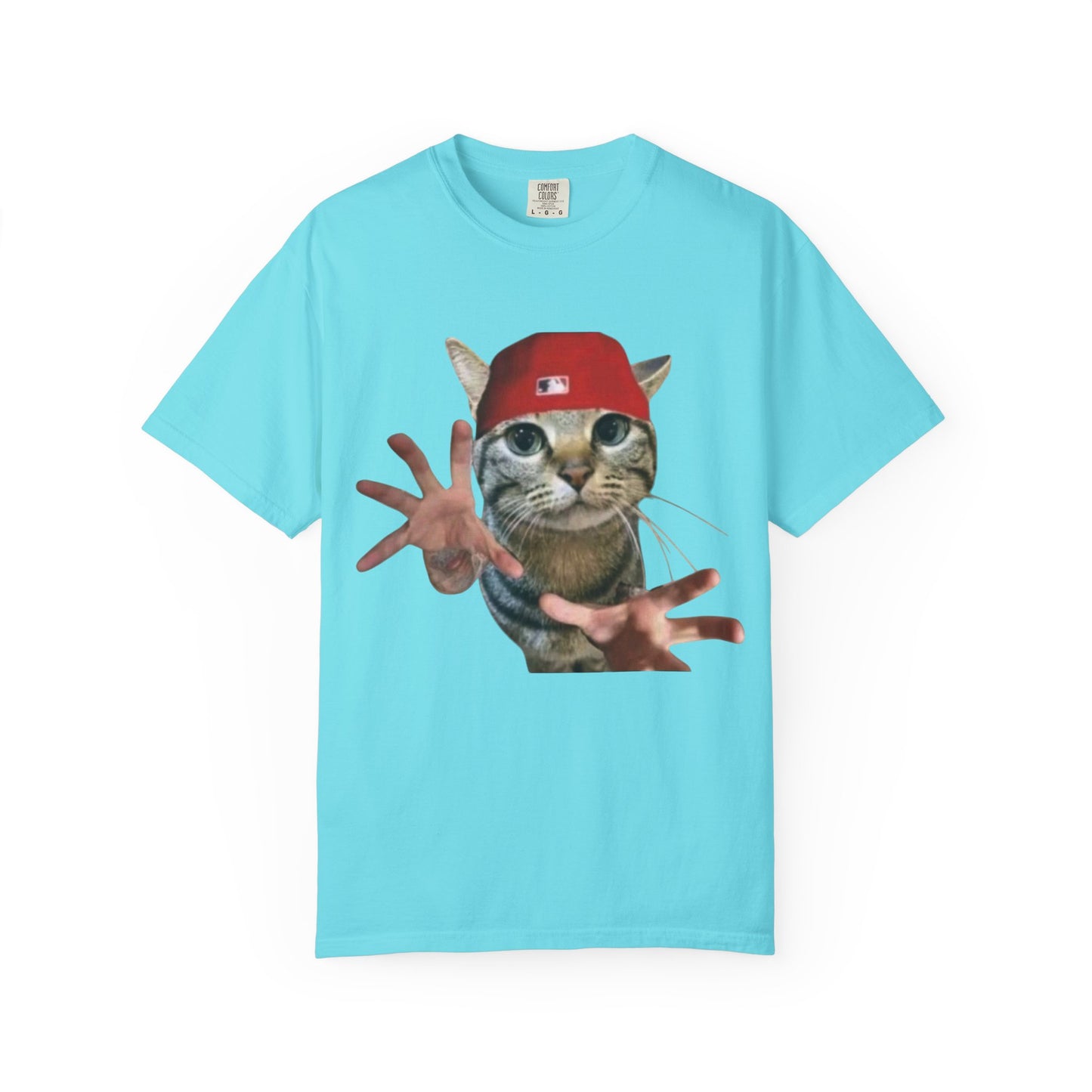 Funny Cat Graphic T-Shirt, Unisex Streetwear Tee, Pet Lover Gift, Casual Wear, Unique Animal Design Shirt