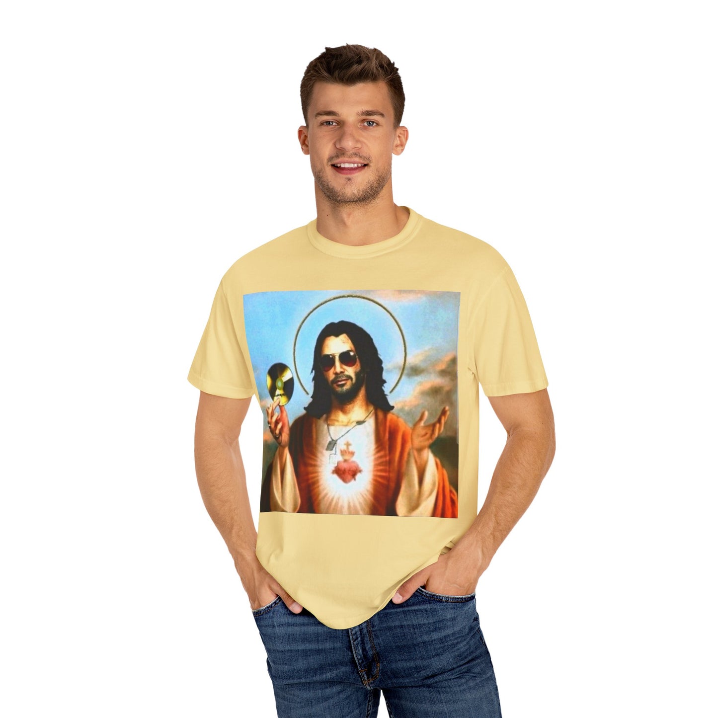 Unisex T-Shirt - Johnny Silver Hand as Jesus Graphic Tee