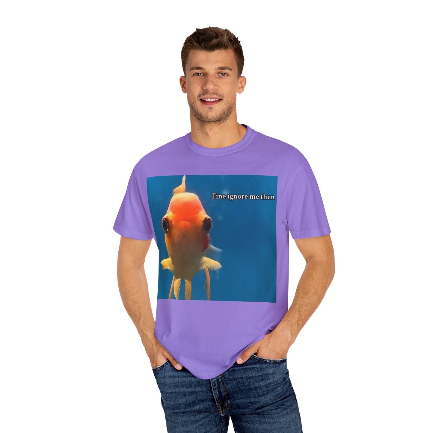 Garment-Dyed T-shirt - Fine Ignore Me Then