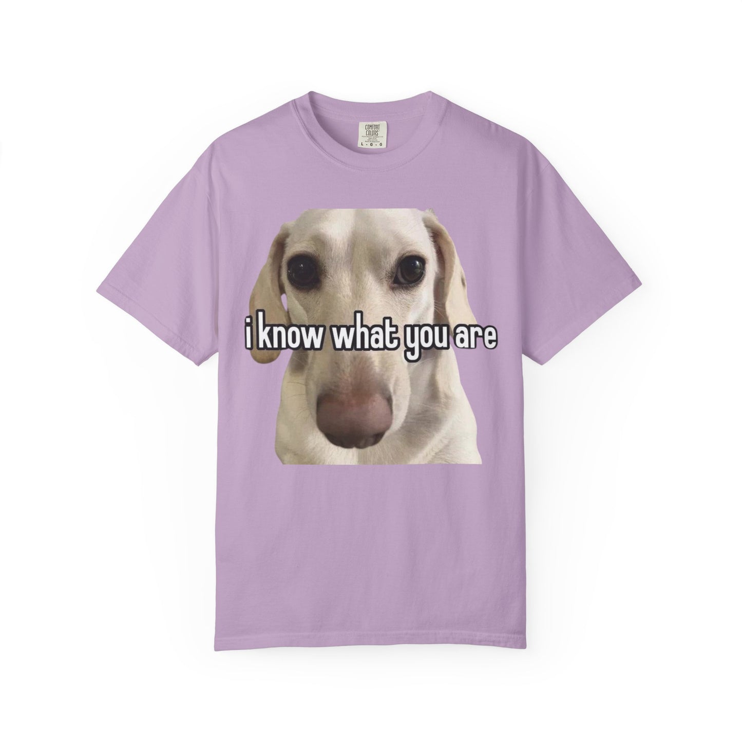 Garment-Dyed T-shirt - I know what you are