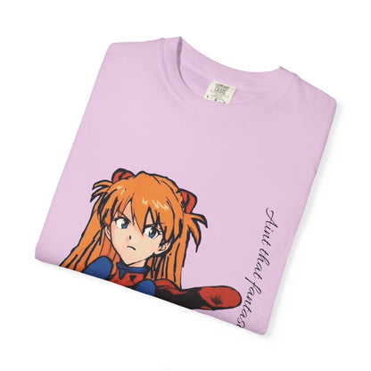Anime Unisex T-shirt featuring Asuka from Evangelion
