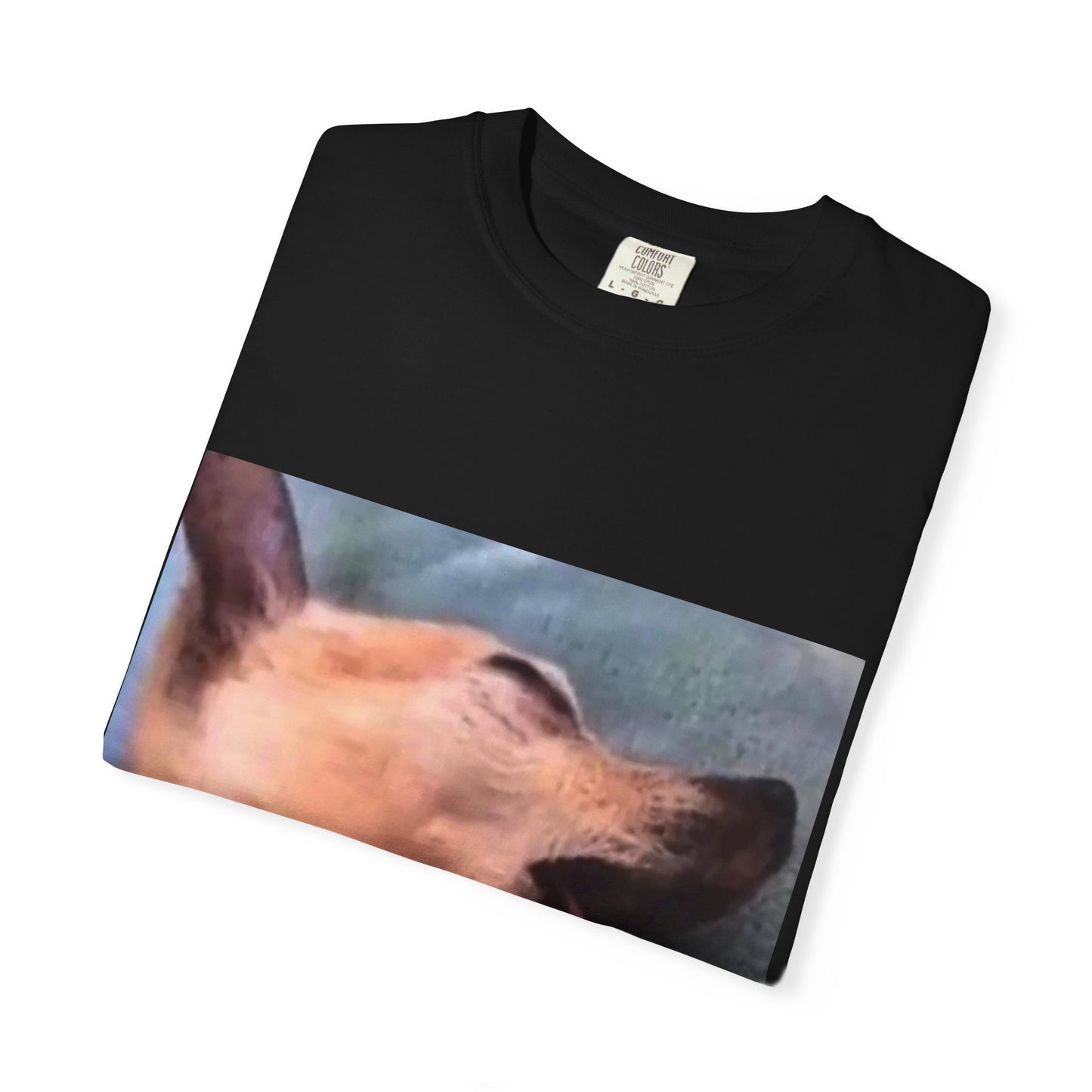 Funny dog playing dead Unisex Garment-Dyed T-shirt