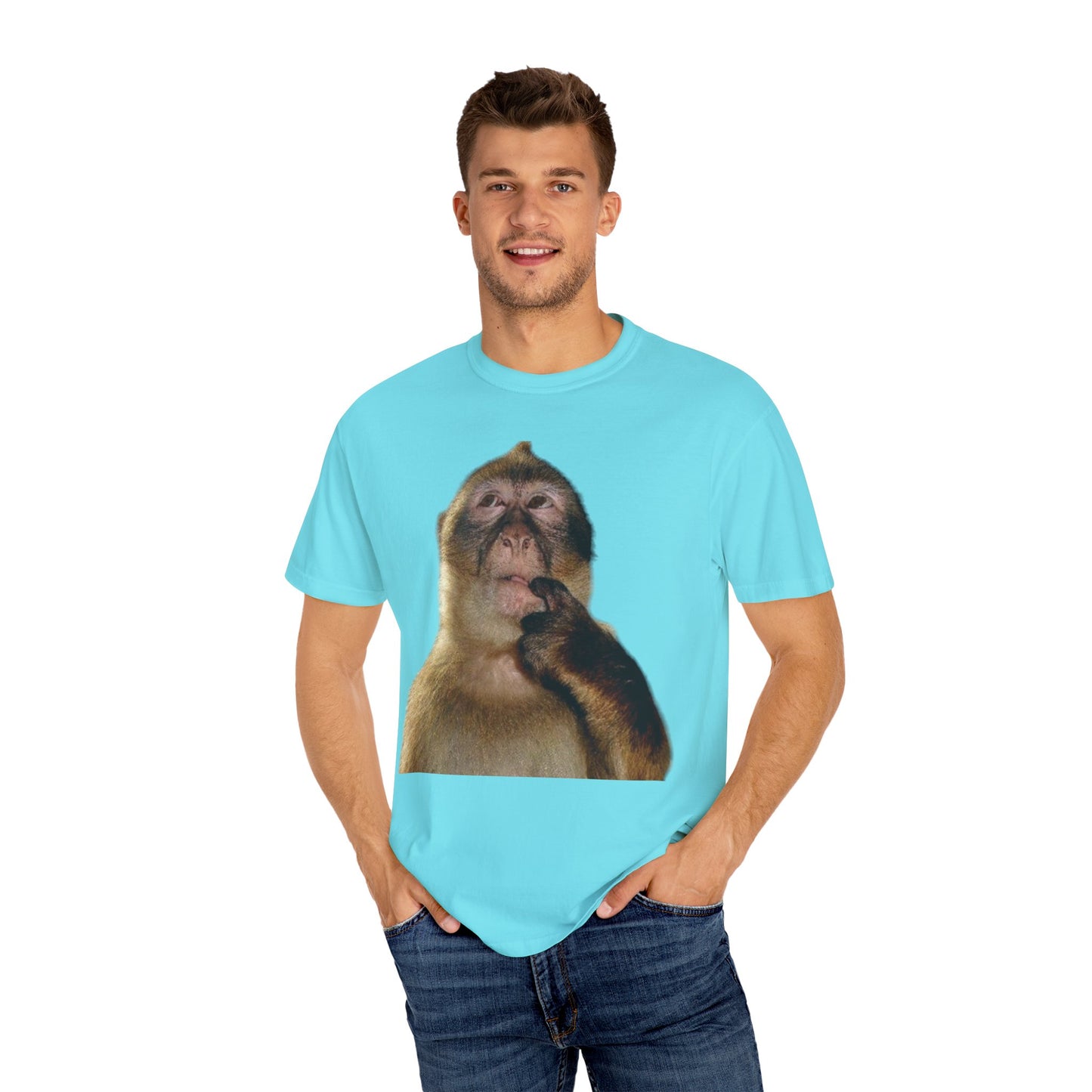 Monkey Thinking Unisex T-shirt