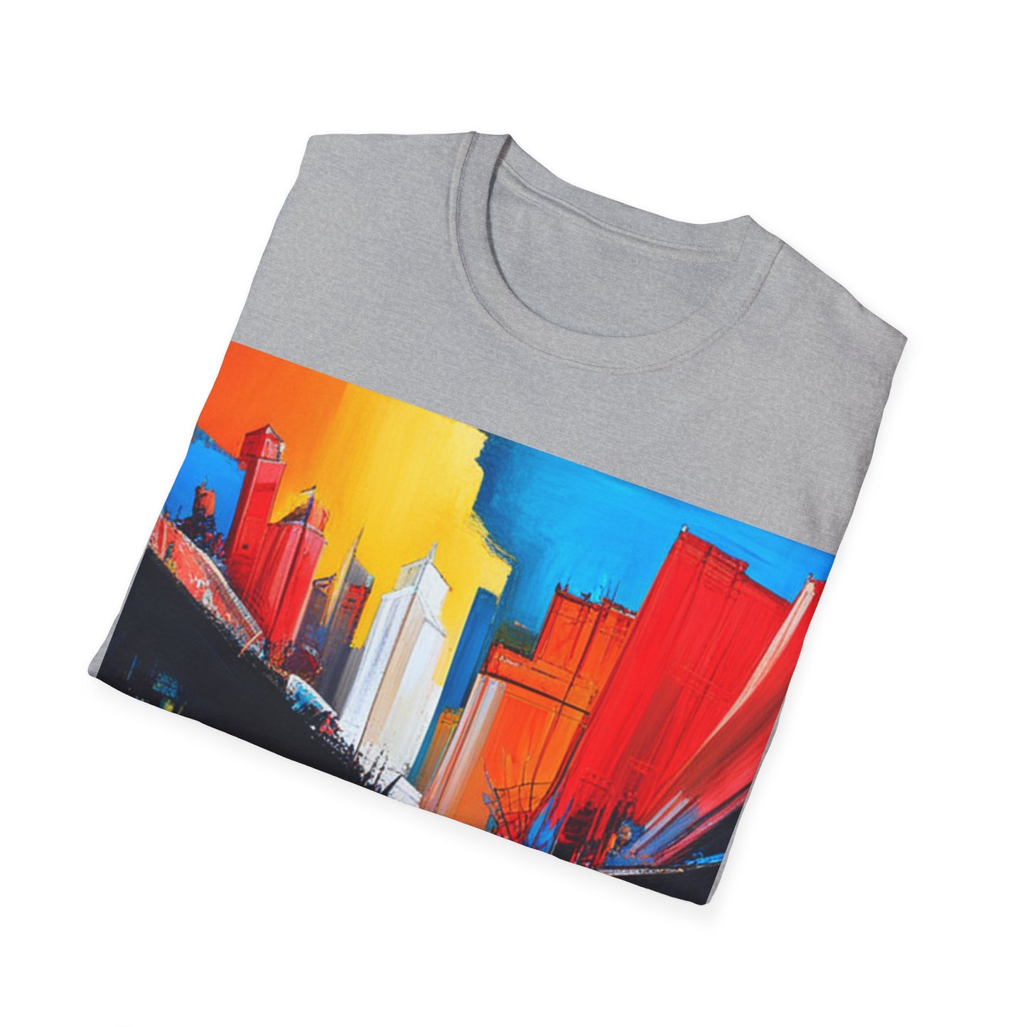 A city Unisex Softstyle T-Shirt
