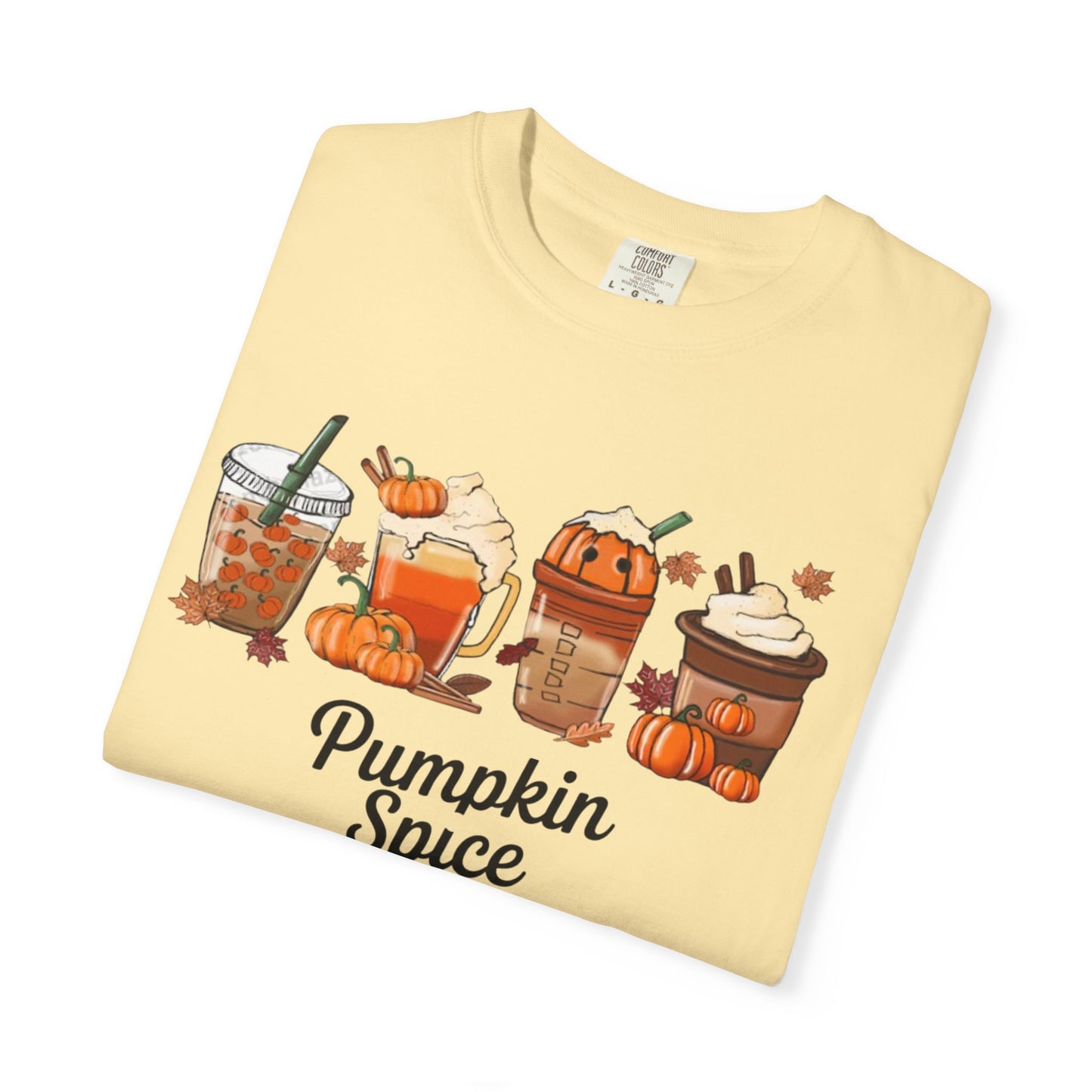 Garment-Dyed T-shirt - Definition of Pumpkin Spice Lattes