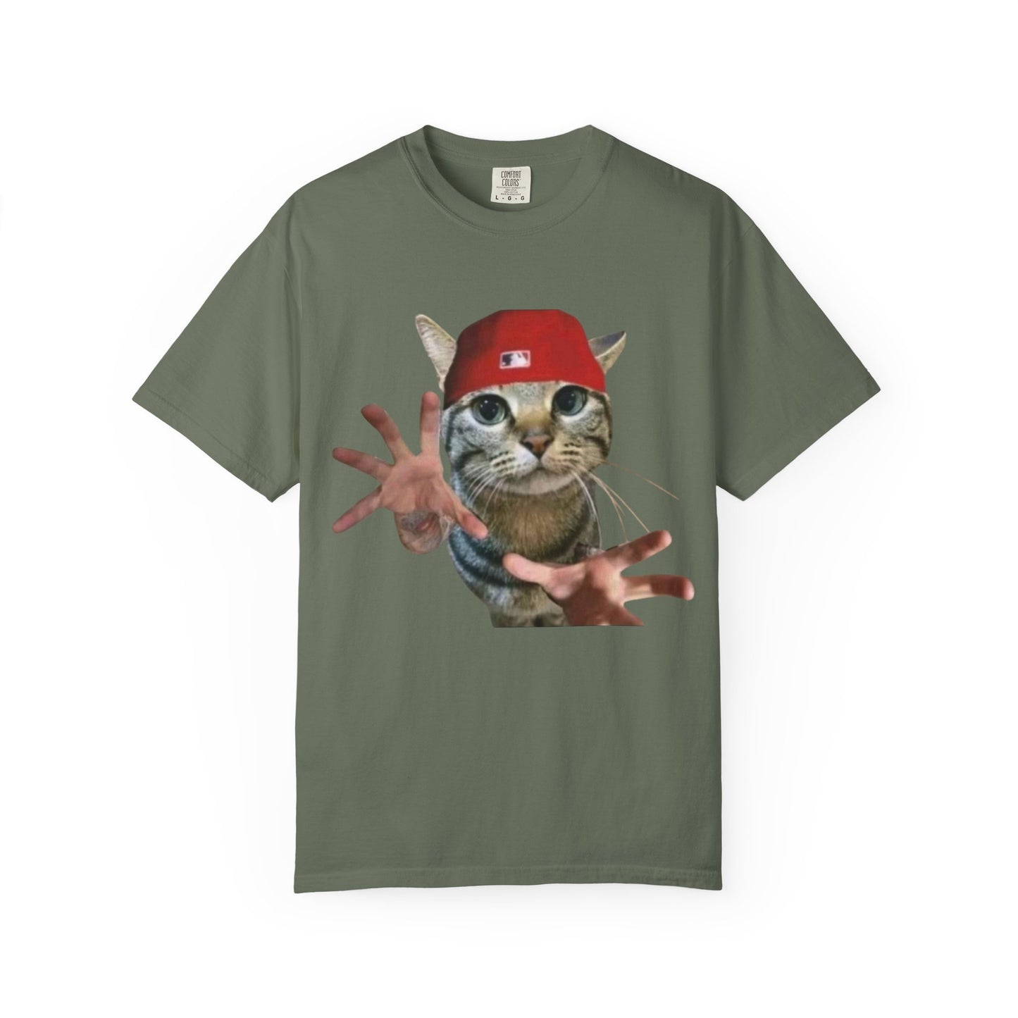 Funny Cat Graphic T-Shirt, Unisex Streetwear Tee, Pet Lover Gift, Casual Wear, Unique Animal Design Shirt