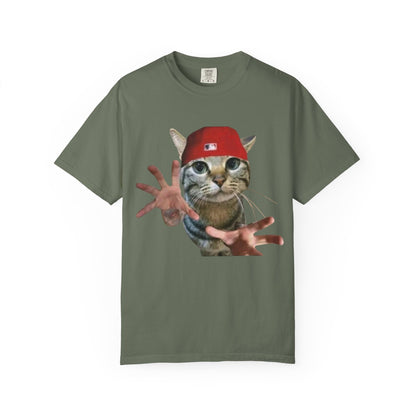 Funny Cat Graphic T-Shirt, Unisex Streetwear Tee, Pet Lover Gift, Casual Wear, Unique Animal Design Shirt