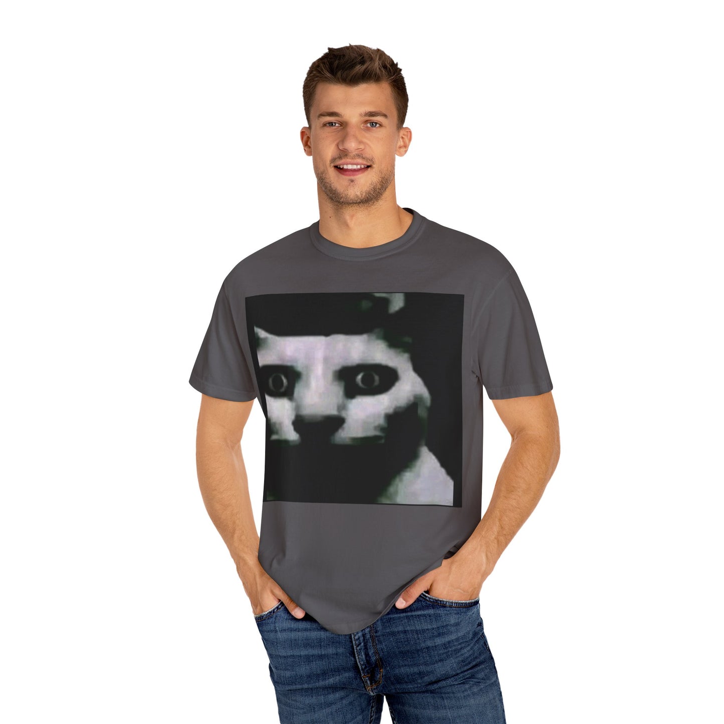 Garment-Dyed T-shirt 'Im watching you'
