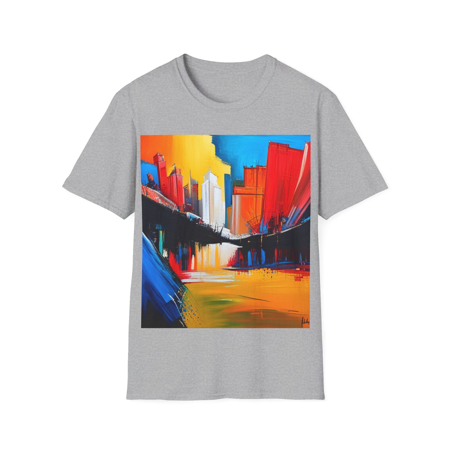 A city Unisex Softstyle T-Shirt
