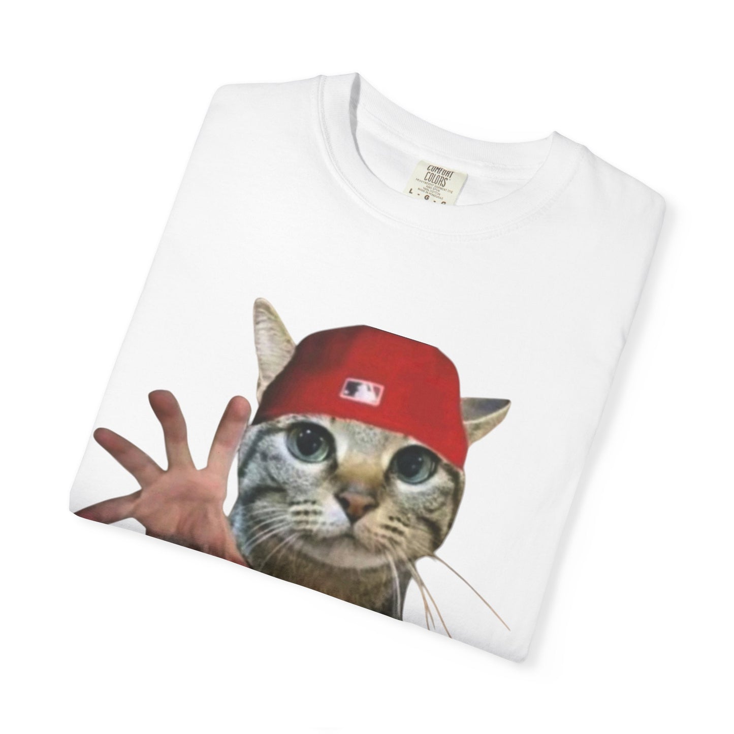 Funny Cat Graphic T-Shirt, Unisex Streetwear Tee, Pet Lover Gift, Casual Wear, Unique Animal Design Shirt