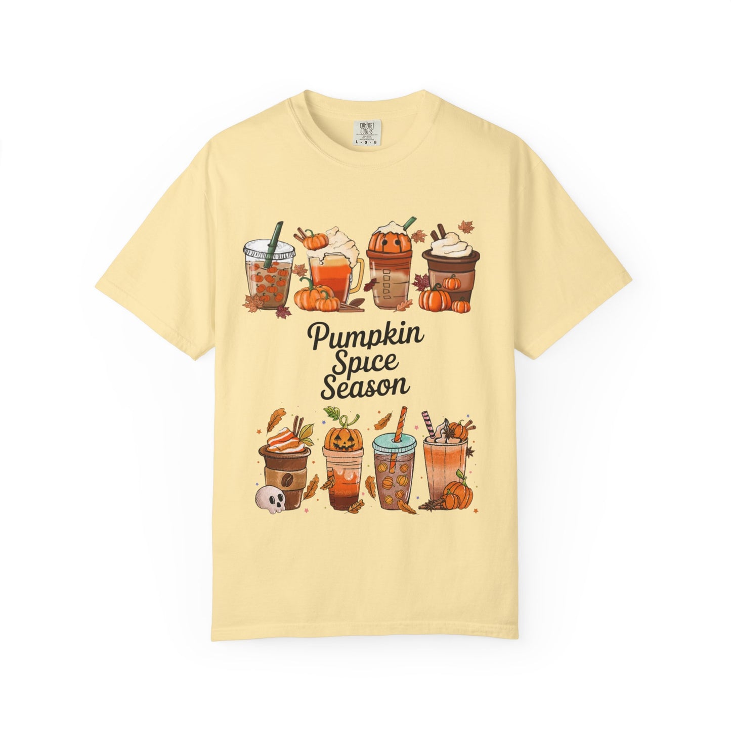 Garment-Dyed T-shirt - Definition of Pumpkin Spice Lattes