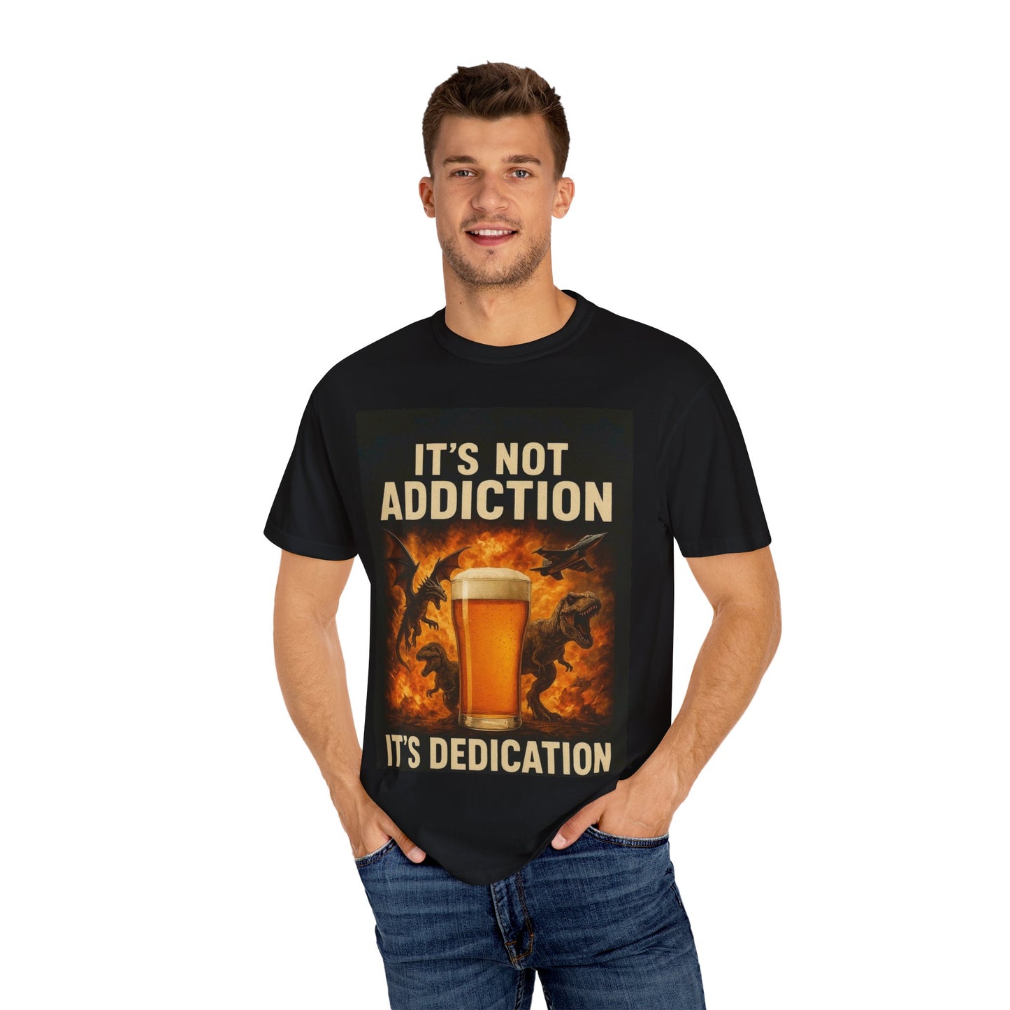 Addiction Unisex T-shirt - Vintage Garment-Dyed Tee