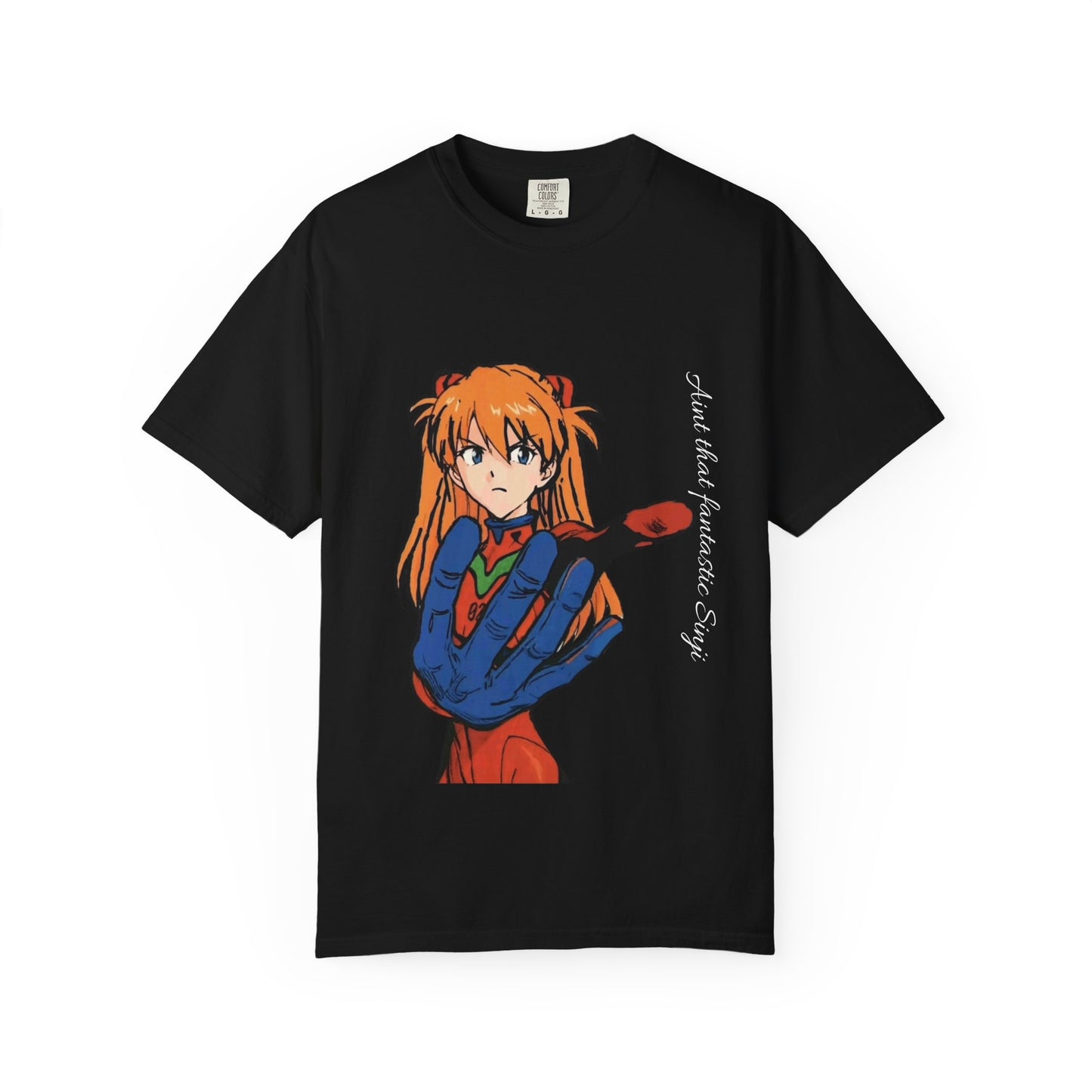 Anime Unisex T-shirt featuring Asuka from Evangelion