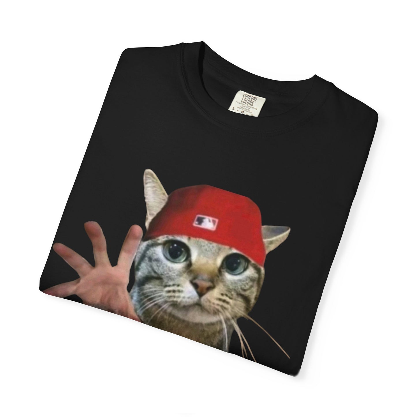 Funny Cat Graphic T-Shirt, Unisex Streetwear Tee, Pet Lover Gift, Casual Wear, Unique Animal Design Shirt