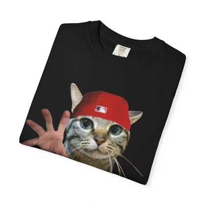 Funny Cat Graphic T-Shirt, Unisex Streetwear Tee, Pet Lover Gift, Casual Wear, Unique Animal Design Shirt