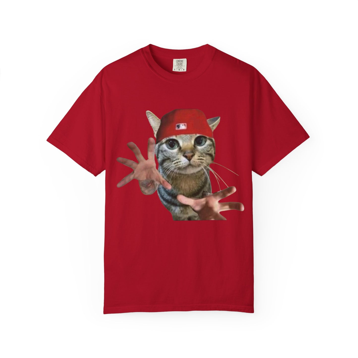Funny Cat Graphic T-Shirt, Unisex Streetwear Tee, Pet Lover Gift, Casual Wear, Unique Animal Design Shirt