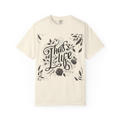 Vintage Unisex T-shirt with 'Thats life' Design