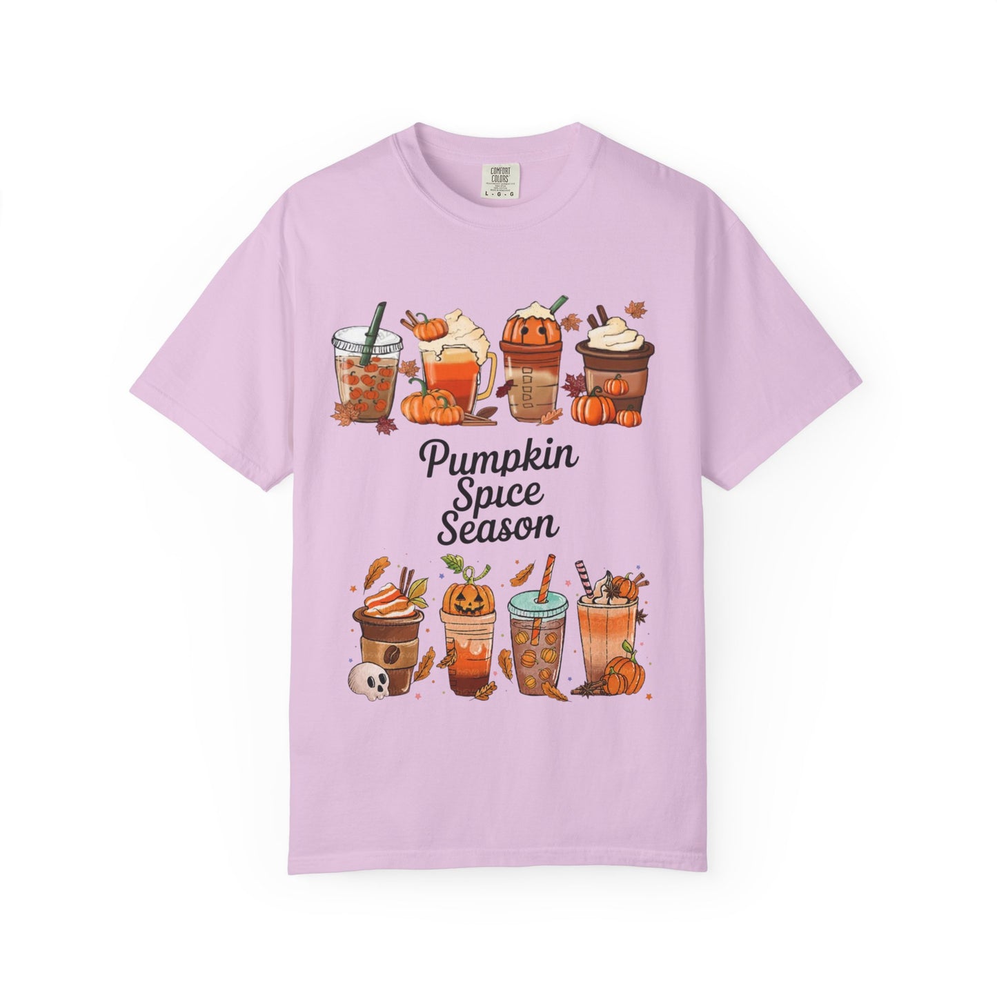 Garment-Dyed T-shirt - Definition of Pumpkin Spice Lattes