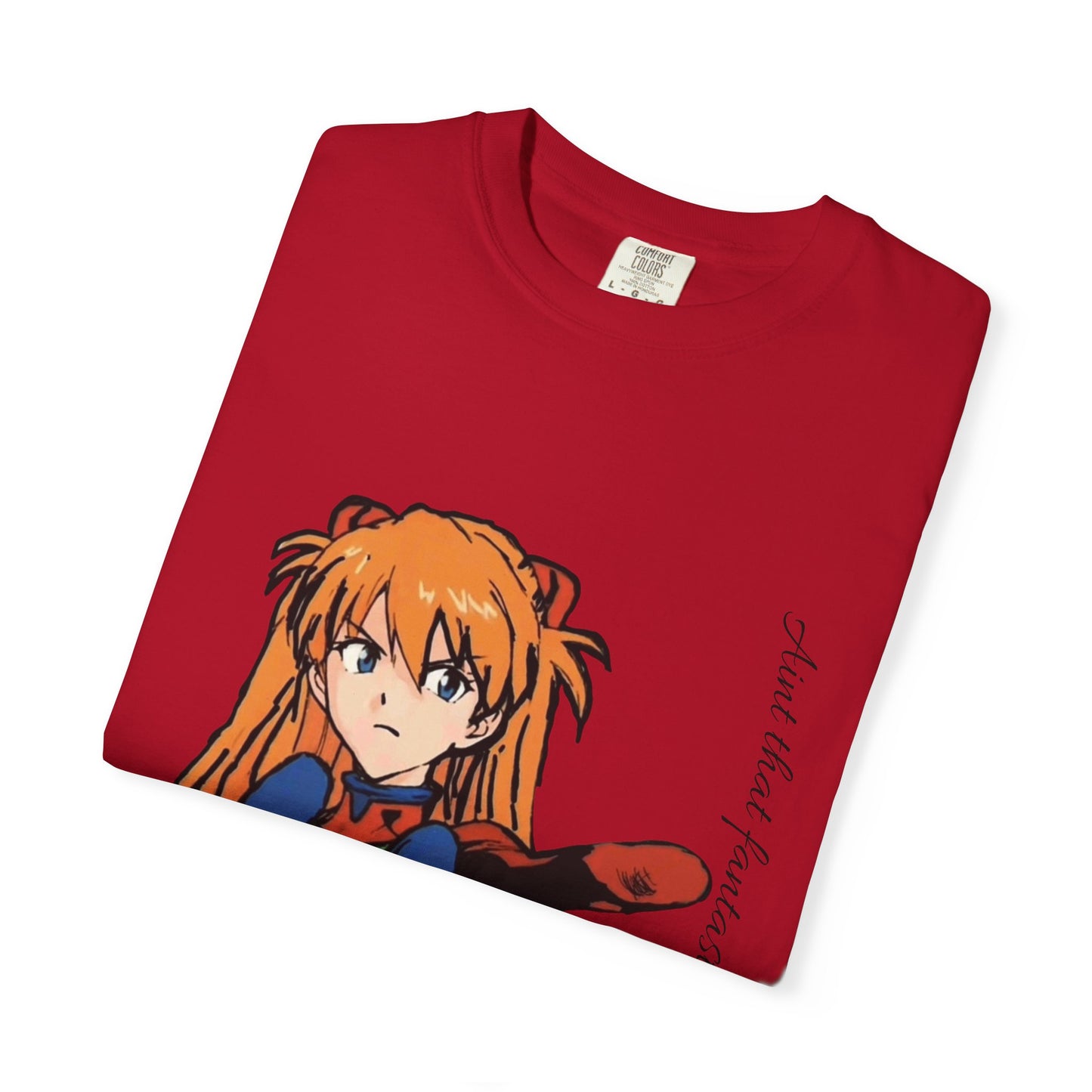 Anime Unisex T-shirt featuring Asuka from Evangelion