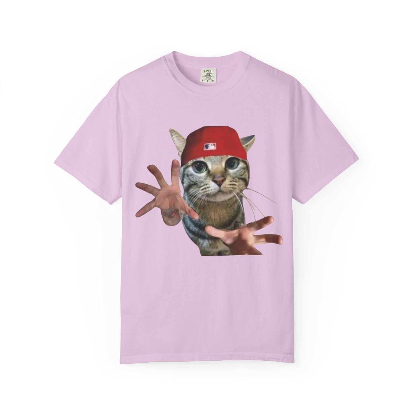 Funny Cat Graphic T-Shirt, Unisex Streetwear Tee, Pet Lover Gift, Casual Wear, Unique Animal Design Shirt