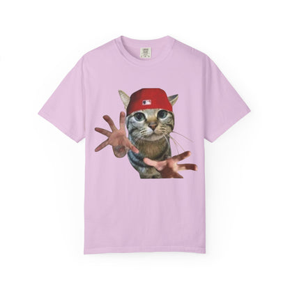 Funny Cat Graphic T-Shirt, Unisex Streetwear Tee, Pet Lover Gift, Casual Wear, Unique Animal Design Shirt